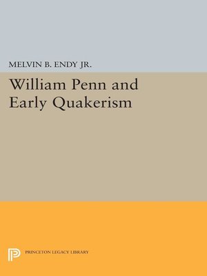 cover image of William Penn and Early Quakerism